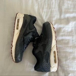 Black Nike Women’s snakeskin AirMax